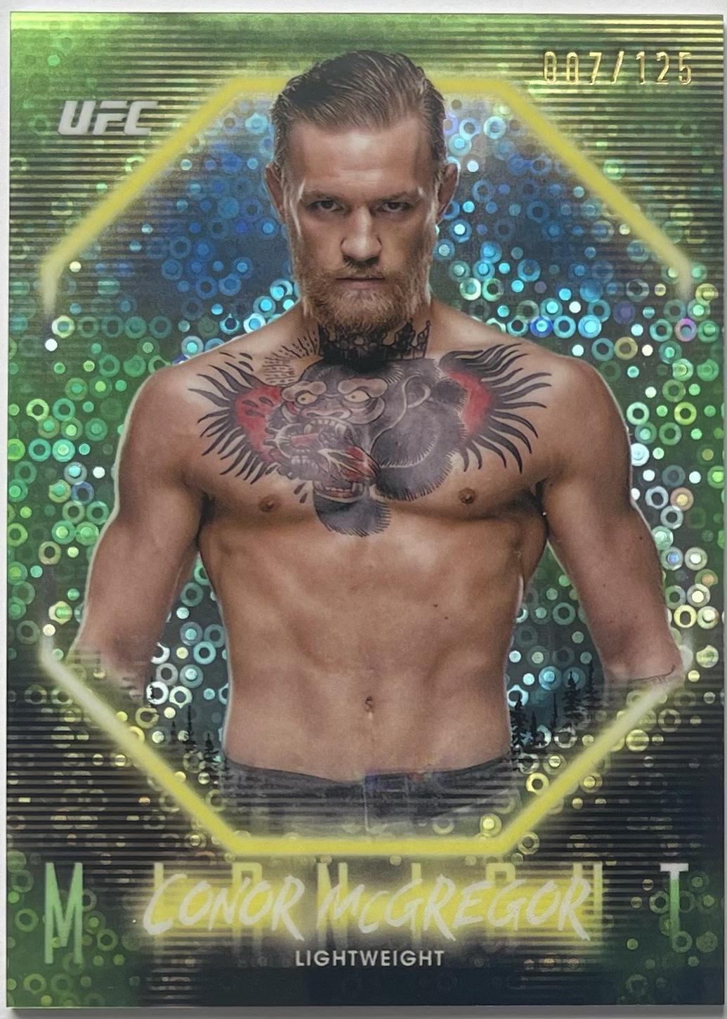 Conor McGregor 2025 Topps Midnight UFC Base #15 Morning