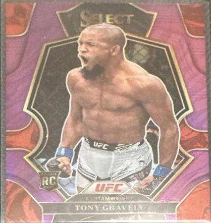 Tony Gravely 2023 Panini Select UFC Premier Level #191 Purple