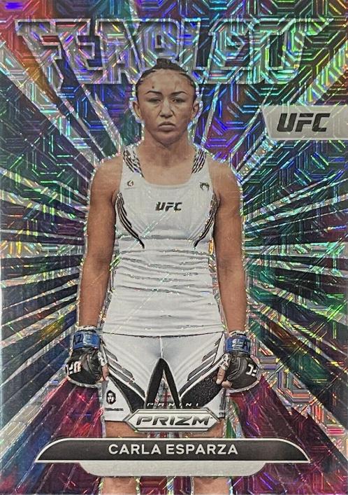 Carla Esparza 2023 Panini Prizm UFC Fearless #18 Mojo
