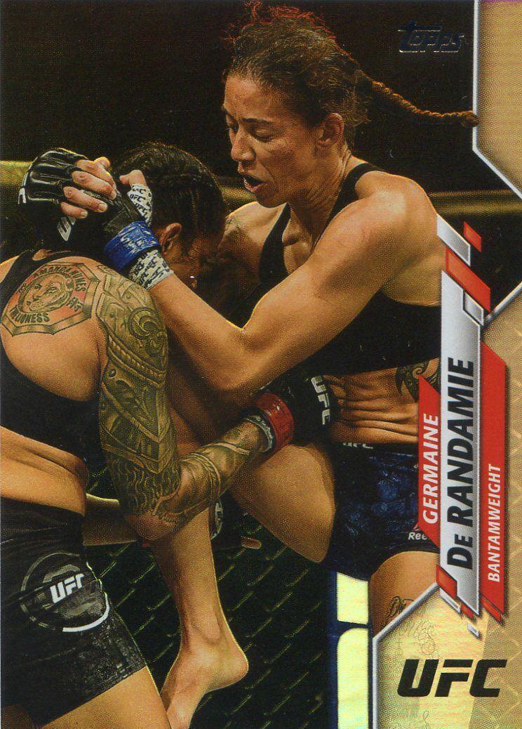 Germaine de Randamie 2020 Topps UFC Base #18 Rainbow Foil
