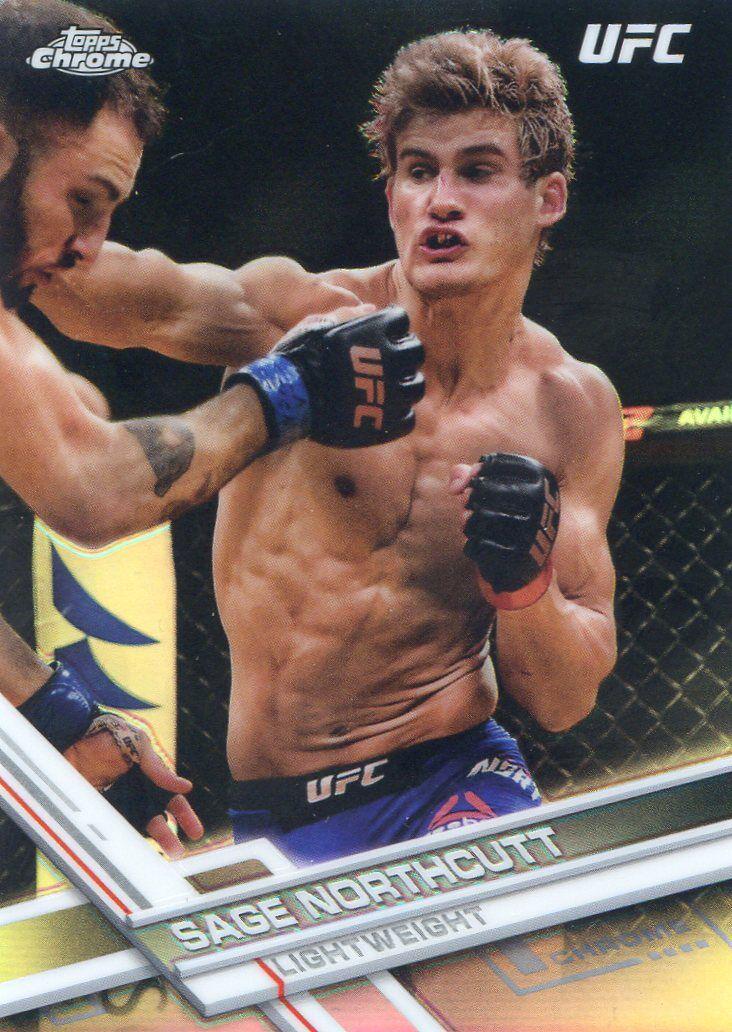 Sage Northcutt 2017 Topps Chrome UFC Base #94 Refractor