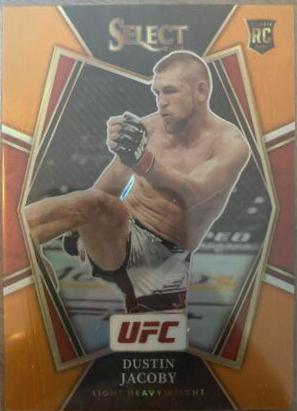 Dustin Jacoby 2022 Panini Select UFC Premier Level #189 Orange