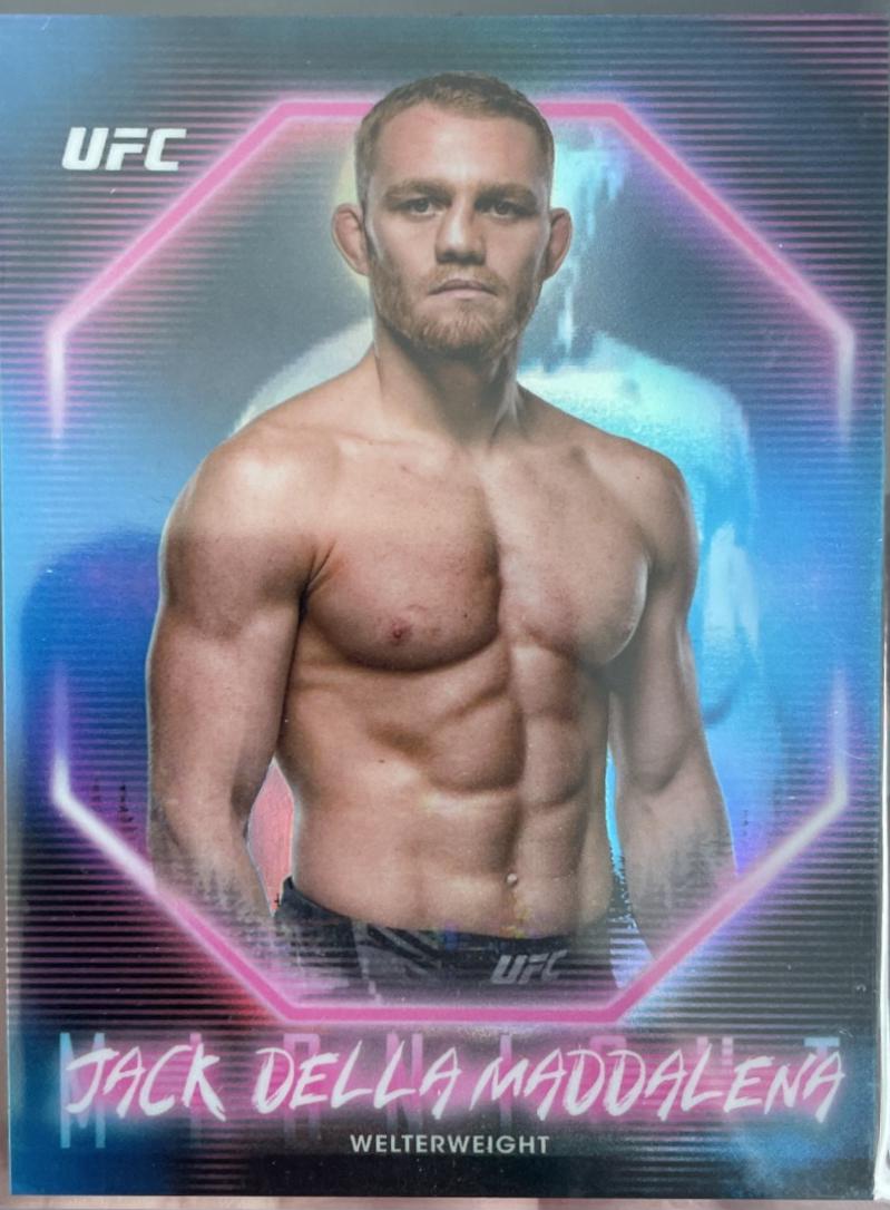 Jack Della Maddalena 2025 Topps Midnight UFC Base #36 Midnight