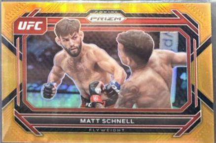 Matt Schnell 2023 Panini Prizm UFC Base #57 Orange