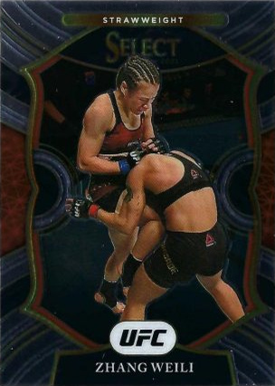 Zhang Weili 2021 Panini Select UFC Concourse #93 Black Disco