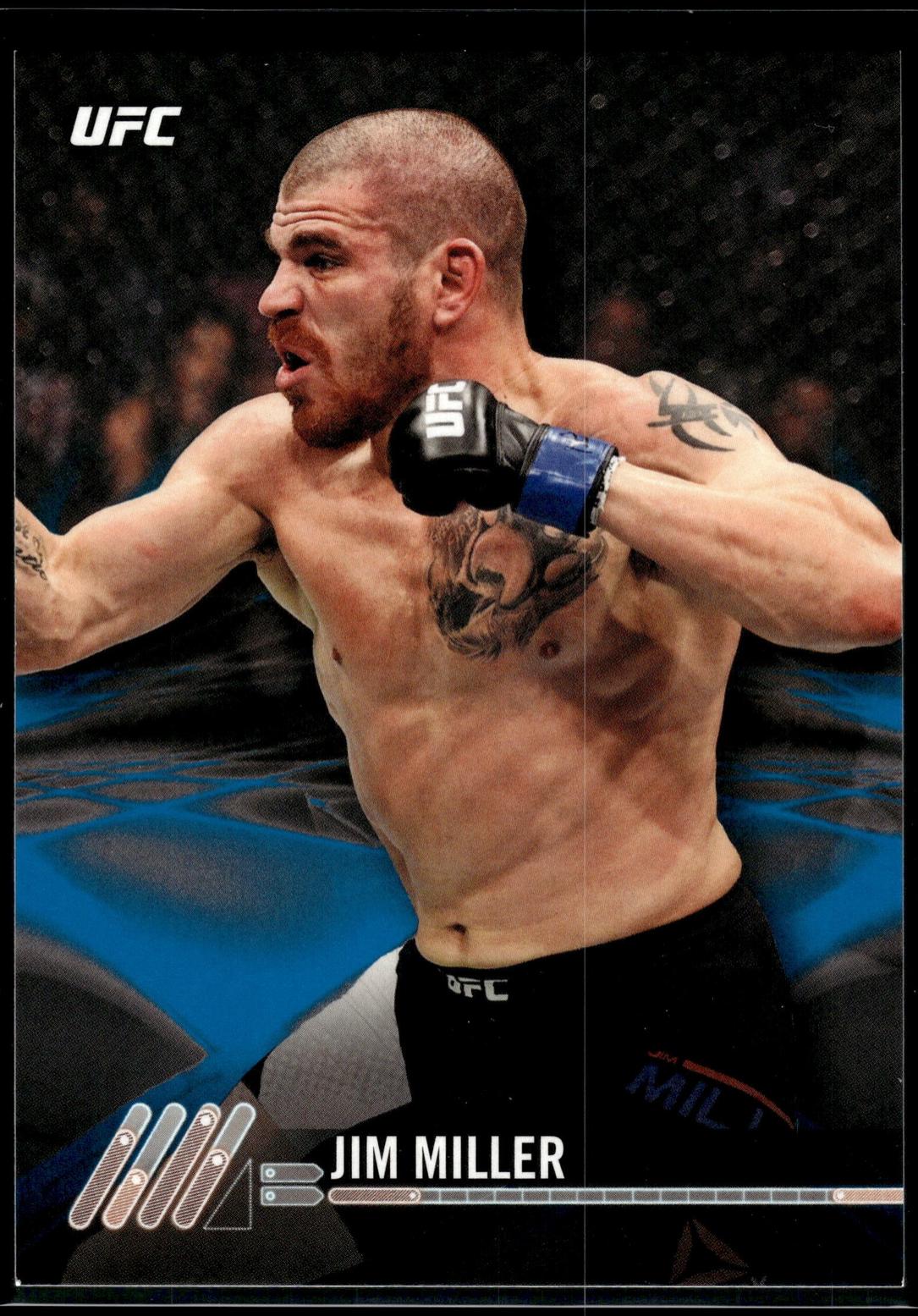 Jim Miller 2017 Topps UFC Knockout Base #52 Blue