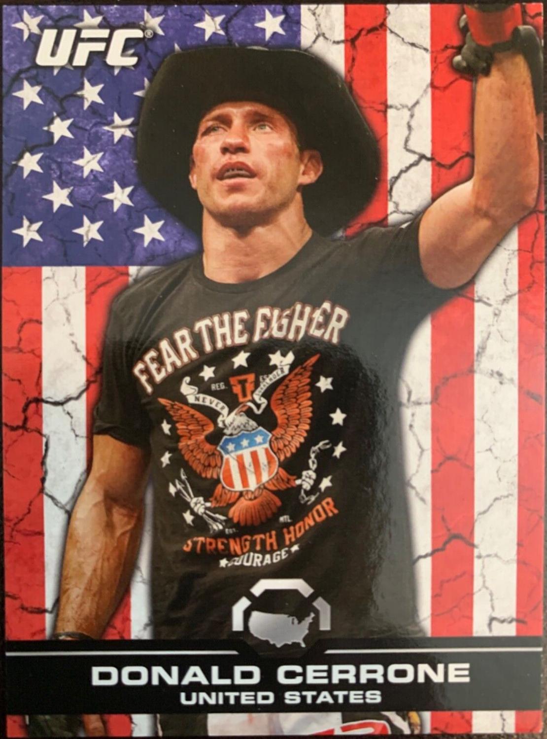 Donald Cerrone 2013 Topps UFC Bloodlines Base #75 Flag