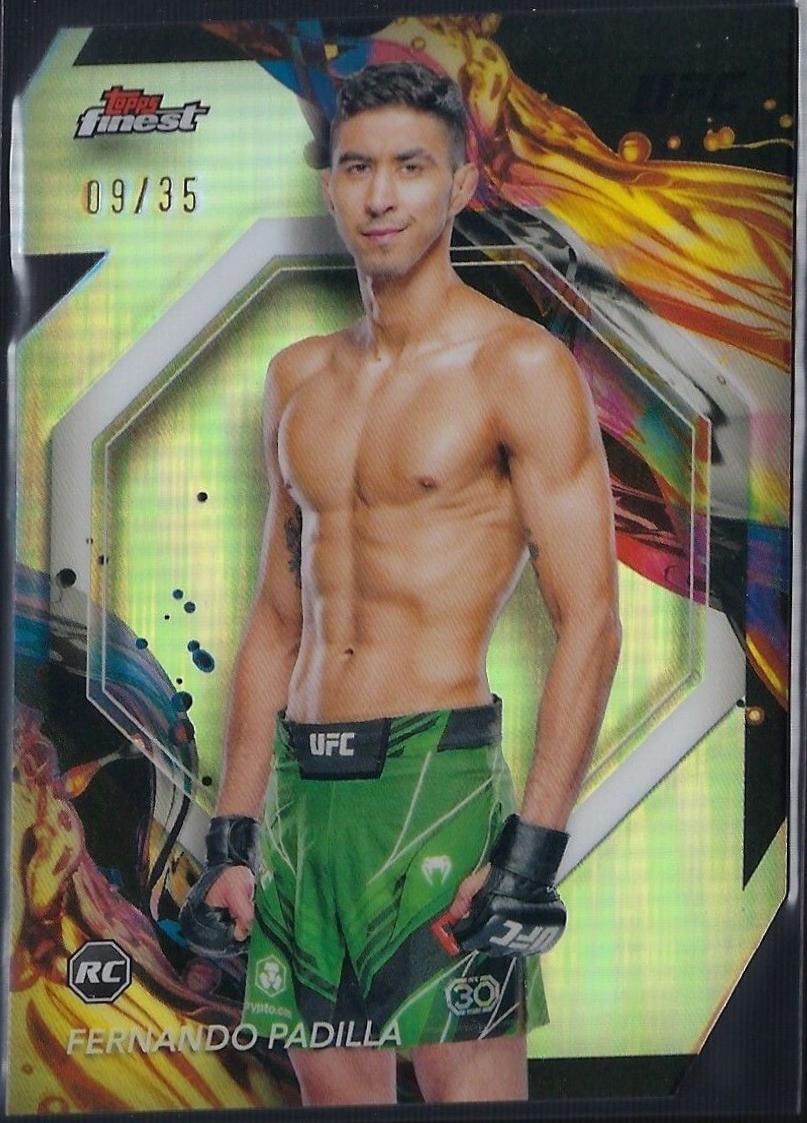 Fernando Padilla 2024 Topps Finest UFC Base Uncommon #167 Die-Cut Refractor