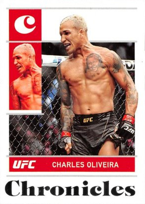 Charles Oliveira 2022 Panini Chronicles UFC Base Chronicles #21 Platinum