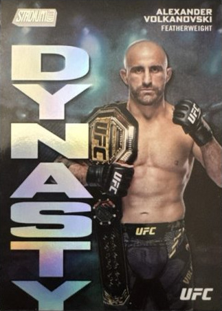 Alexander Volkanovski 2025 Topps Stadium Club UFC Dynasty and Destiny #DD-5 Gold Rainbow