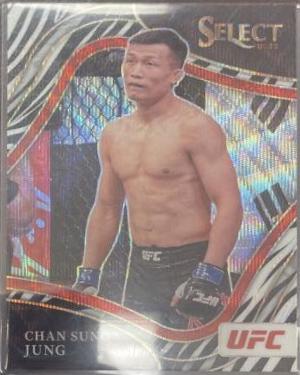 Chan Sung Jung 2022 Panini Select UFC Octagonside #275 Zebra