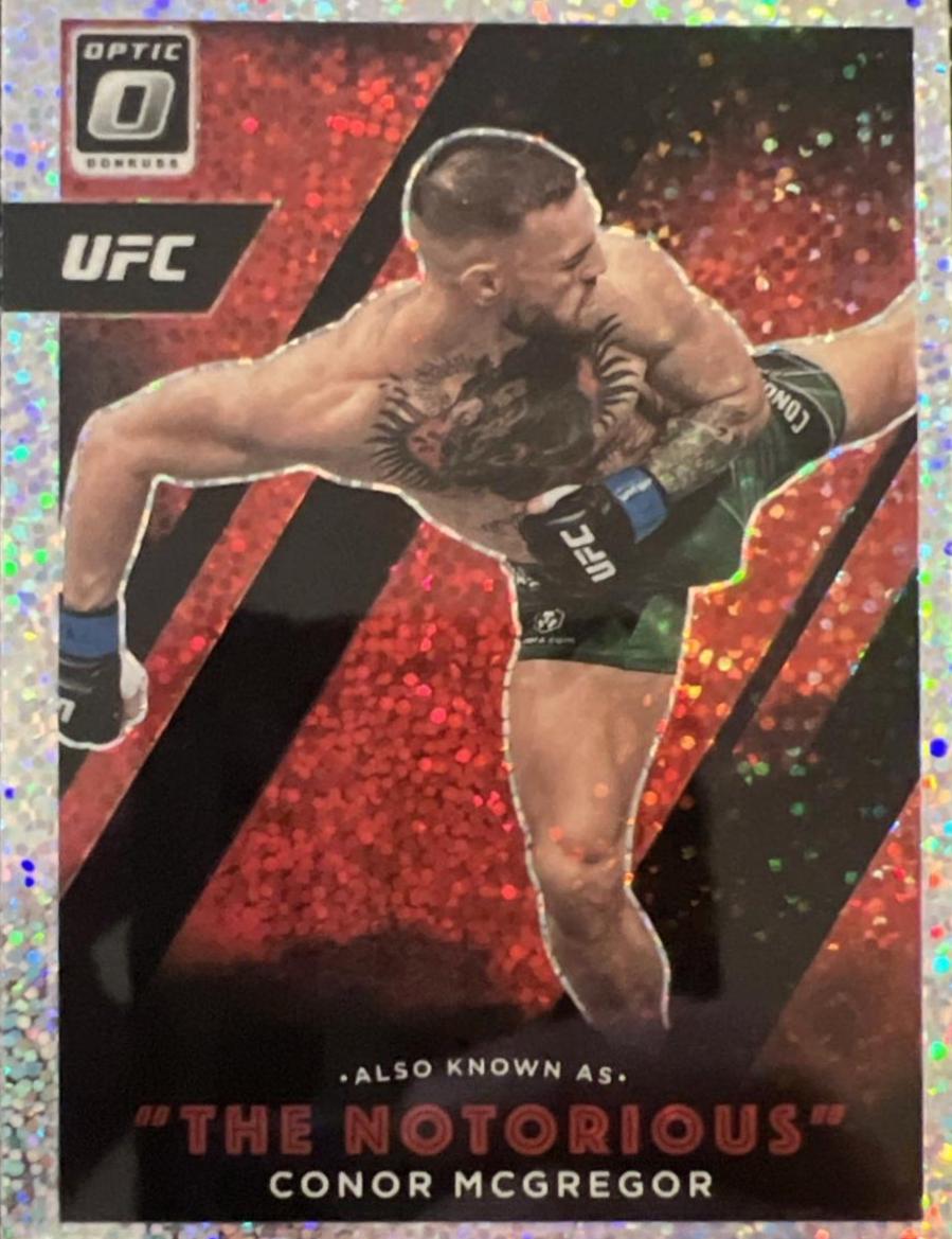 Conor McGregor 2022 Panini Donruss Optic UFC Also Known As #6 White Sparkle