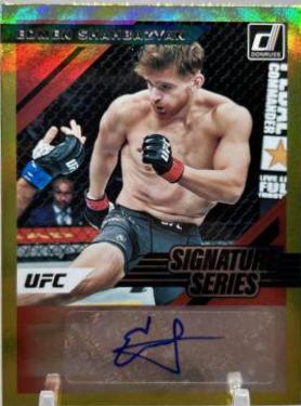 Edmen Shahbazyan 2022 Panini Donruss UFC Signature Series #20 Pink Laser