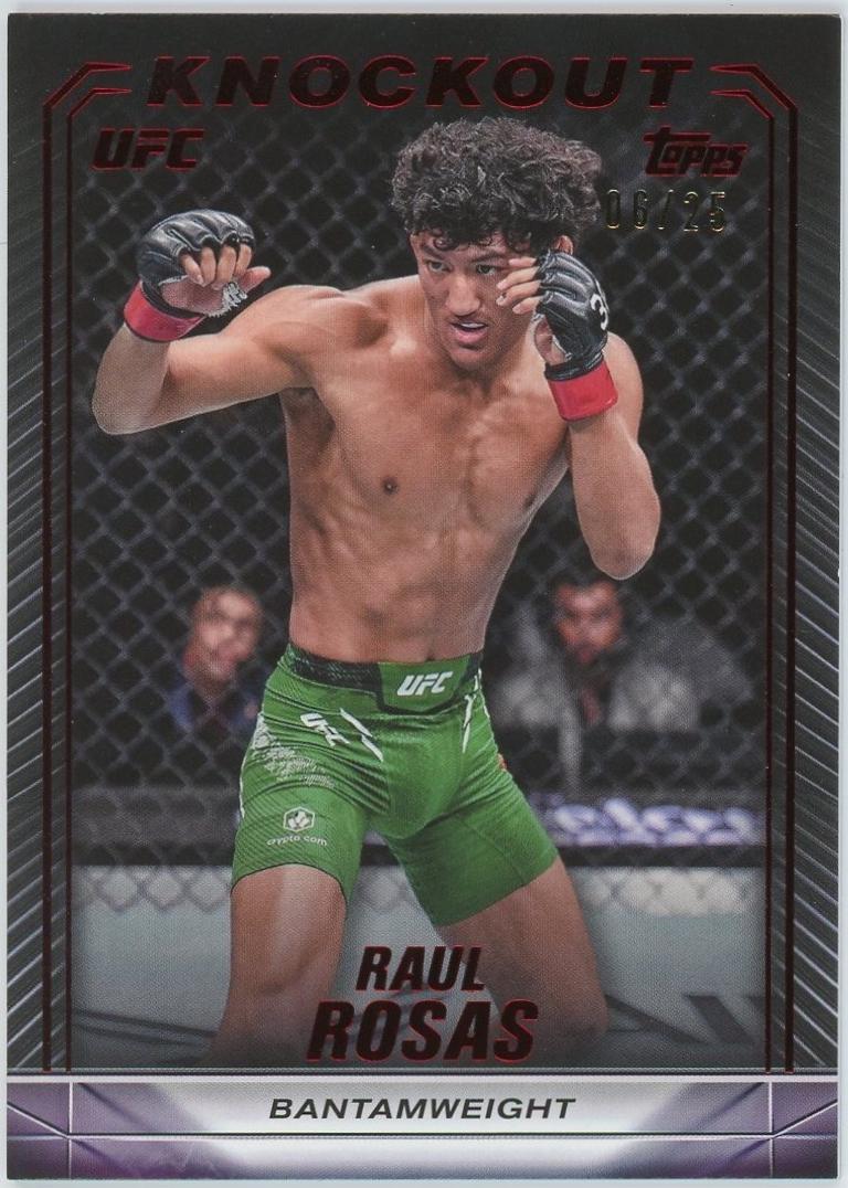 Raul Rosas 2024 Topps Knockout UFC Base #31 Red