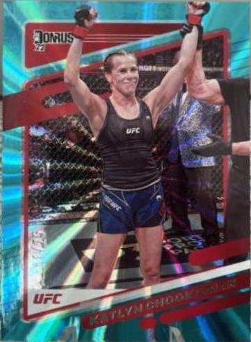 Katlyn Cerminara 2022 Panini Donruss UFC Base #82 Teal