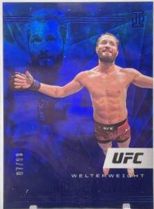 Jorge Masvidal 2021 Panini Chronicles UFC Base Illusions #170 Blue