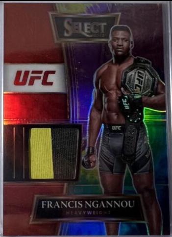 Francis Ngannou 2022 Panini Select UFC Mezzanine #385 Tie Dye