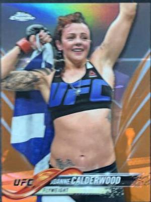 Joanne Wood 2018 Topps Chrome UFC Base #44 Orange