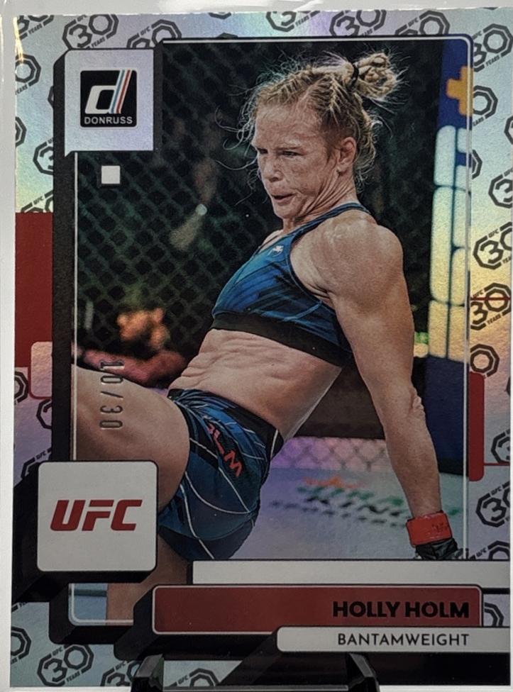 Holly Holm 2023 Panini Donruss UFC Base #52 30th Anniversary