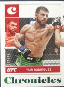 Yair Rodríguez 2022 Panini Chronicles UFC Base Chronicles #4 Green