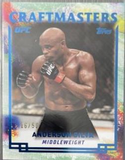 Anderson Silva 2024 Topps Knockout UFC Craftmasters #CRM-11 Blue