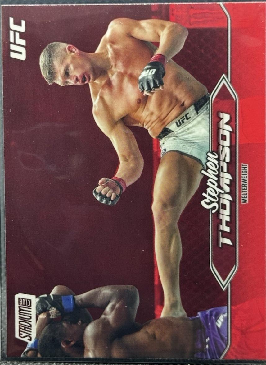 Stephen Thompson 2025 Topps Stadium Club UFC Base #37 Red