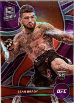Sean Brady 2022 Panini Chronicles UFC Base Spectra #376 Purple