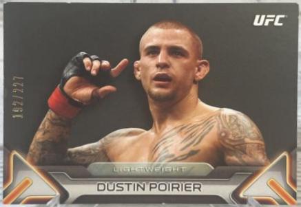 Dustin Poirier 2016 Topps UFC Knockout Base #25 Silver