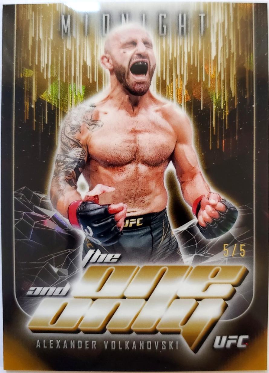 Alexander Volkanovski 2024 Topps Midnight UFC The One and Only #TO-8 Daybreak