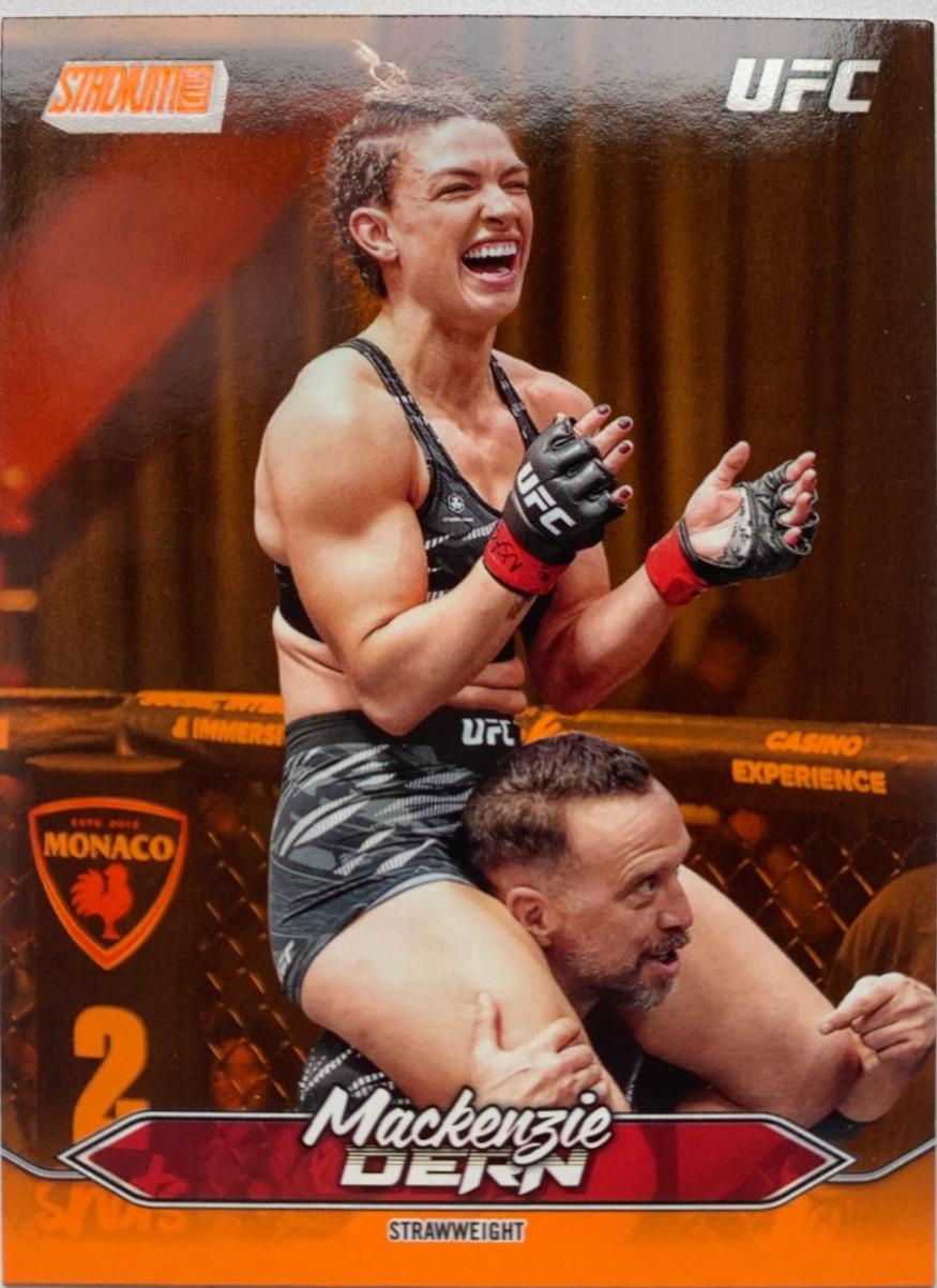 Mackenzie Dern 2025 Topps Stadium Club UFC Base #70 Orange
