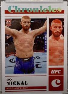 Bo Nickal 2023 Panini Chronicles UFC Base Chronicles #97 Silver