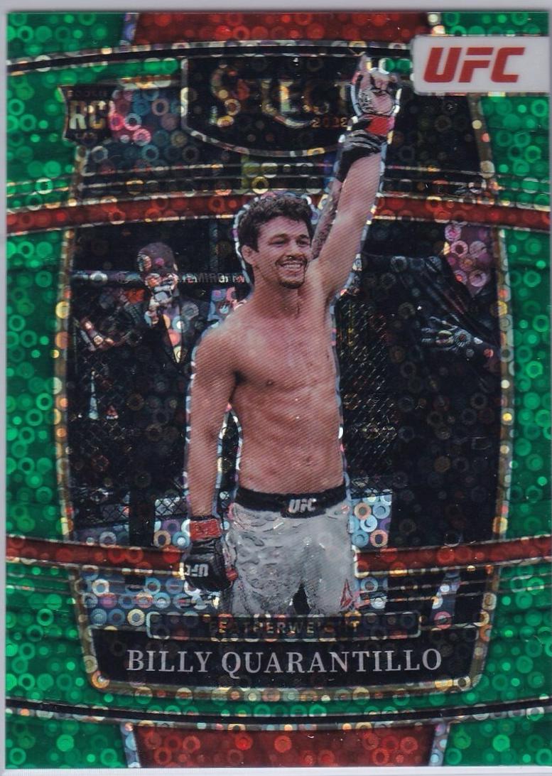 Billy Quarantillo 2022 Panini Select UFC Concourse #13 Green Disco