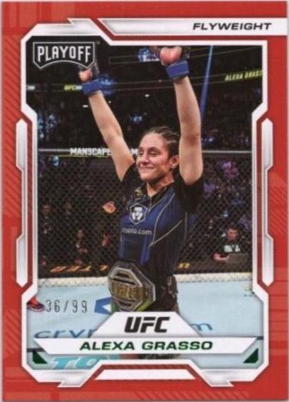 Alexa Grasso 2023 Panini Chronicles UFC Base Playoff #162 Green