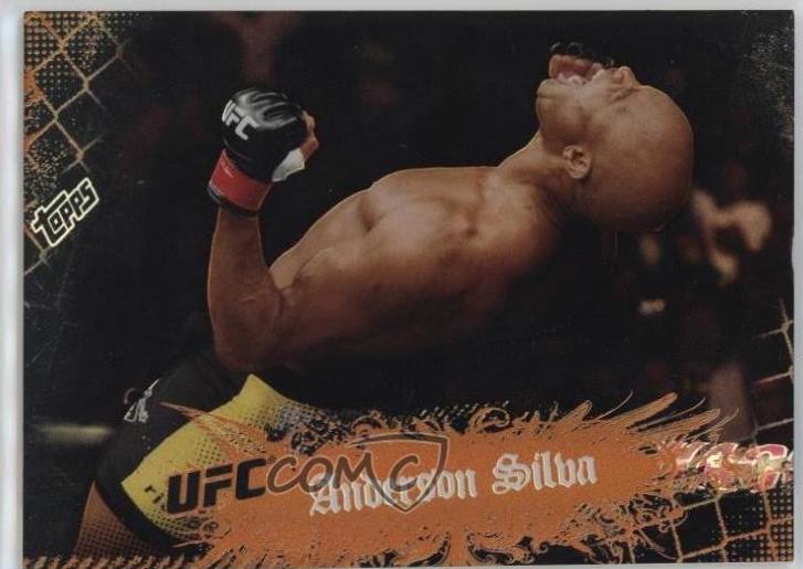 Anderson Silva 2010 Topps UFC Main Event Base #10 Bronze