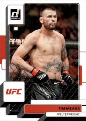 Tim Means 2023 Panini Donruss UFC Base #1 Black