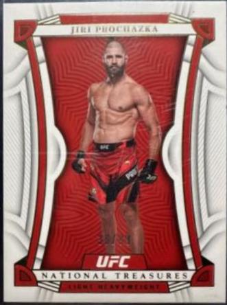 Jiri Prochazka 2023 Panini Chronicles UFC Base National Treasures #439 Green