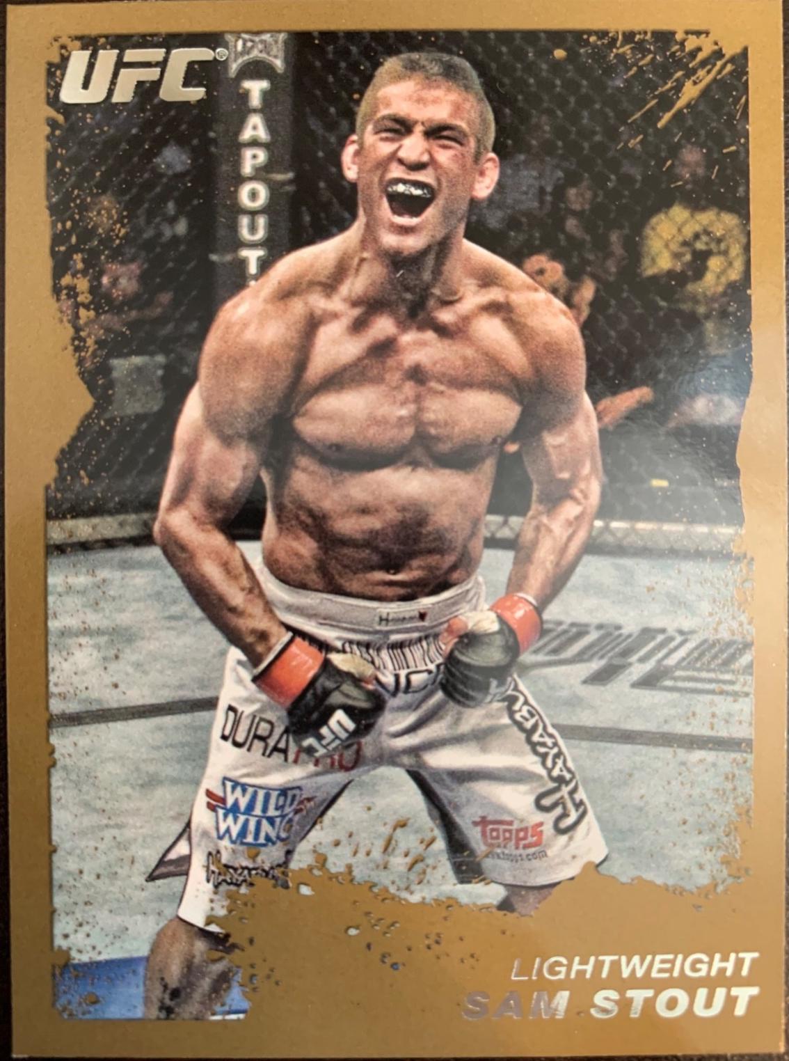 Sam Stout 2011 Topps UFC Moment of Truth Base #99 Gold
