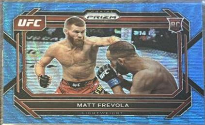 Matt Frevola 2023 Panini Prizm UFC Base #59 Blue Wave
