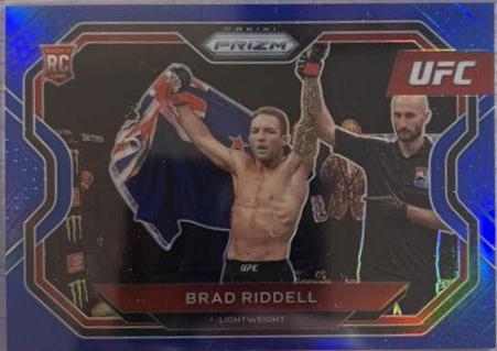 Brad Riddell 2021 Panini Prizm UFC Base #118 Blue