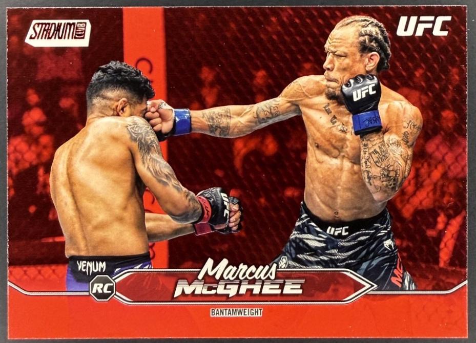 Marcus McGhee 2025 Topps Stadium Club UFC Base #99 Red