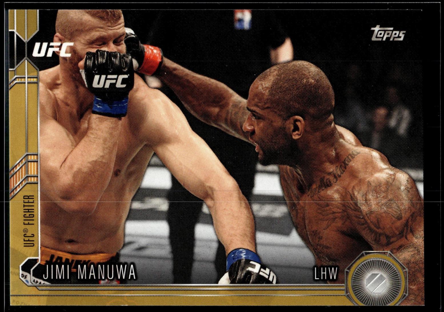 Jimi Manuwa 2015 Topps UFC Chronicles Base #173 Gold