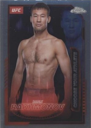 Shavkat Rakhmonov 2025 Topps Chrome UFC Mission Control #MCL-17 Superfractor
