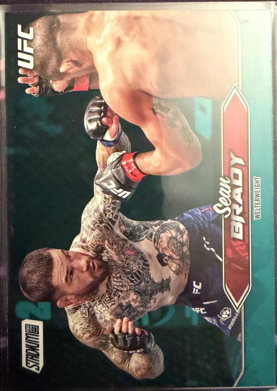 Sean Brady 2025 Topps Stadium Club UFC Base #129 Teal