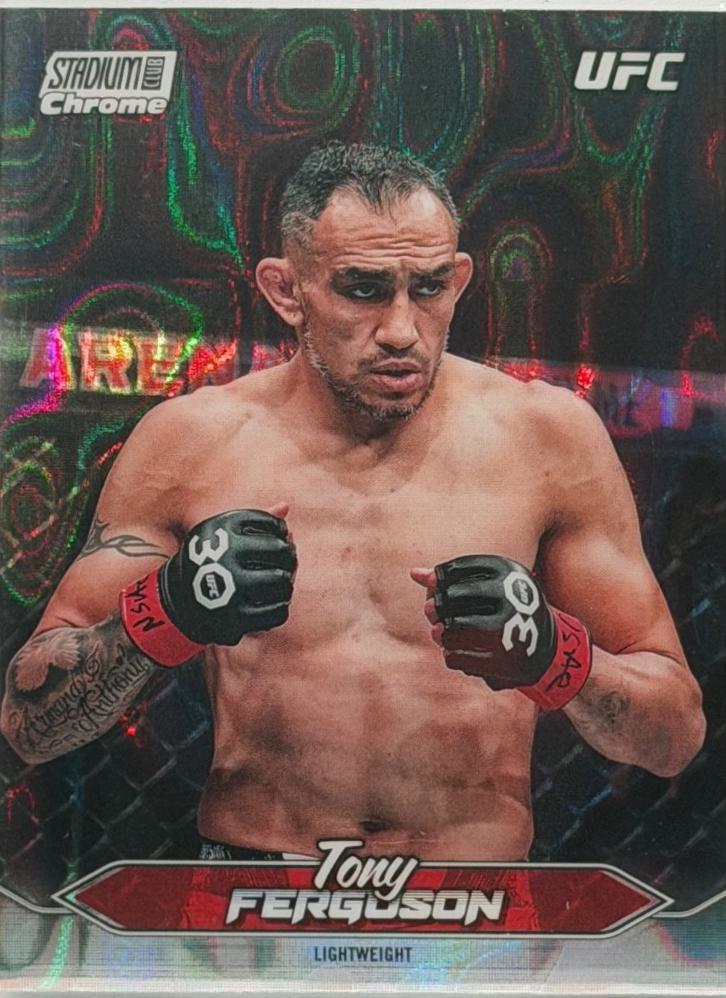 Tony Ferguson 2025 Topps Stadium Club UFC Base Chrome #C-181 Lava