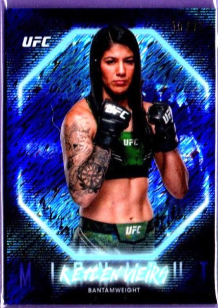 Ketlen Vieira 2025 Topps Midnight UFC Base #29 Midnight