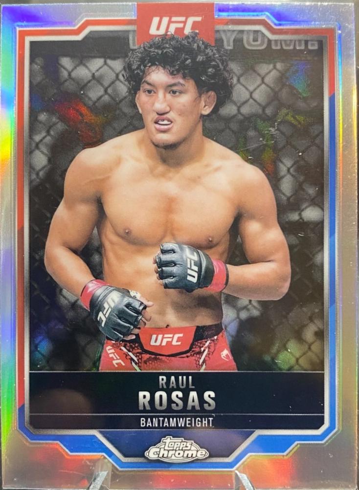 Raul Rosas 2025 Topps Chrome UFC Base #120 Refractor