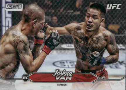 Joshua Van 2025 Topps Stadium Club UFC Base #15 Gold Rainbow