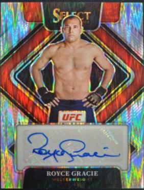 Royce Gracie 2022 Panini Select UFC Signatures #17 Flash