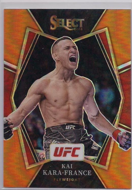 Kai Kara-France 2022 Panini Select UFC Premier Level #112 Orange