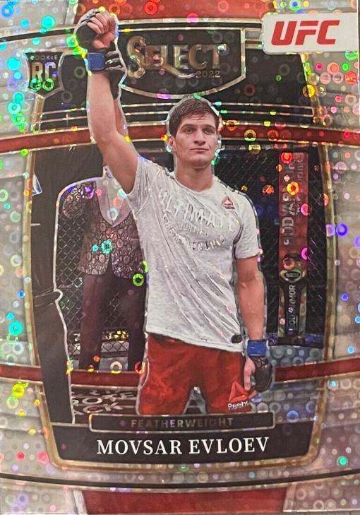 Movsar Evloev 2022 Panini Select UFC Concourse #43 Disco